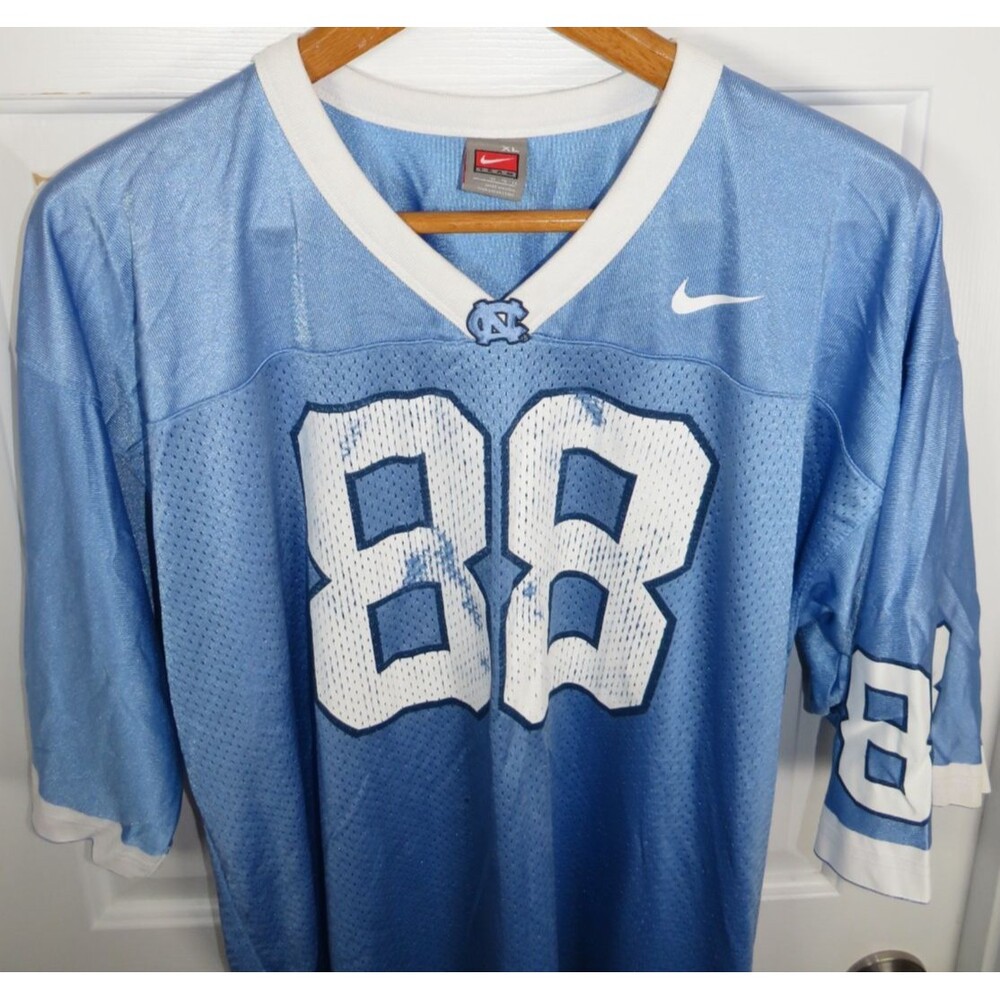 NIKE North Carolina Tar Heels UNC Jersey NCAA Football #88 Team Men's XL Y2K